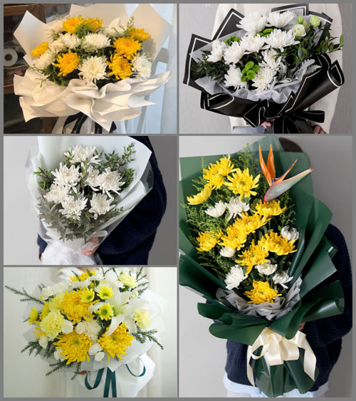 四川成都新都区新繁镇花红村白事花束代送